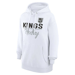Los Angeles Kings G-III 4Her by Carl Banks Women's Team Fleece Pullover Hoodie - White | NHL on sale