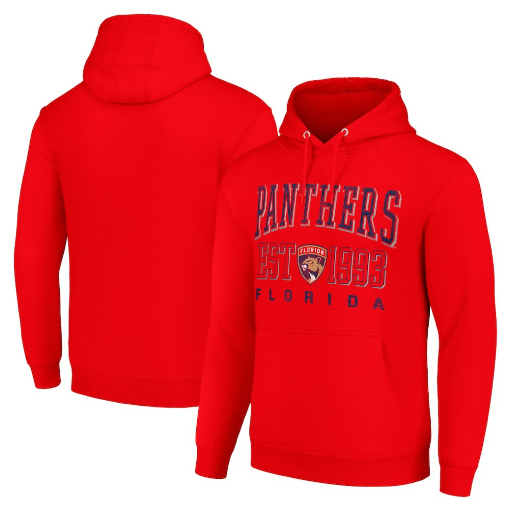 Florida Panthers Starter Graphic Pullover Hoodie - Red | NHL on sale