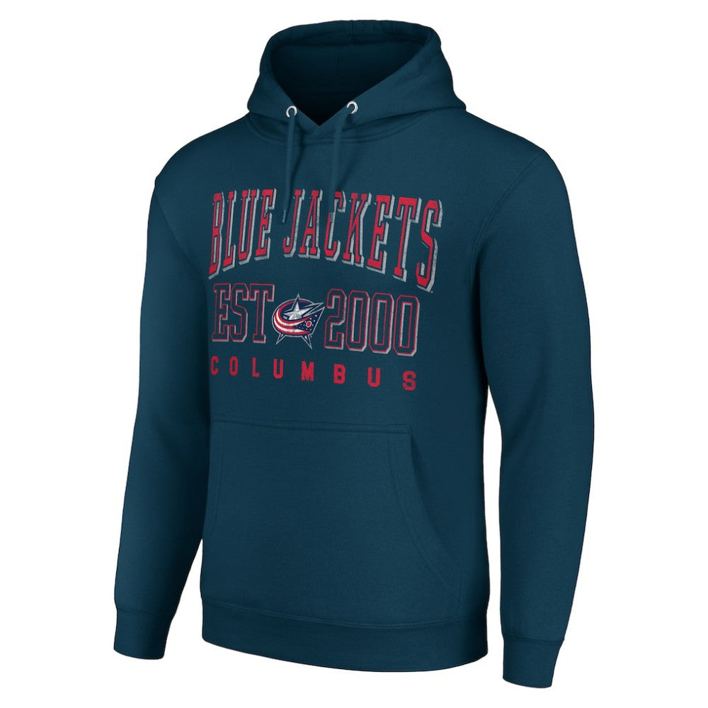 Columbus Blue Jackets Starter Graphic Pullover Hoodie - Navy | NHL Lifestyle