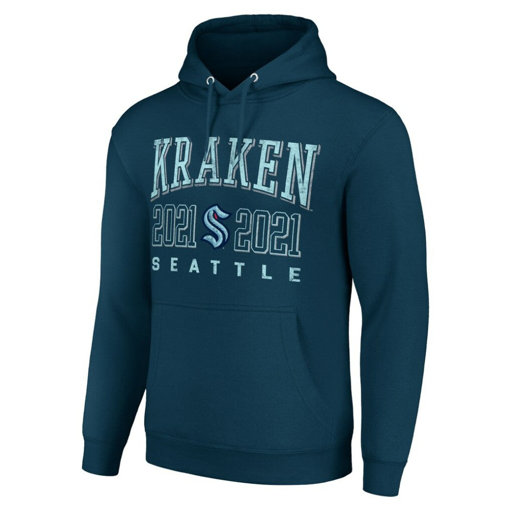 Seattle Kraken Starter Graphic Pullover Hoodie - Deep Sea Blue | NHL sale