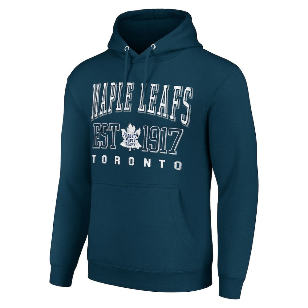 Toronto Maple Leafs Starter Retro Graphic Pullover Hoodie - Navy | NHL on sale