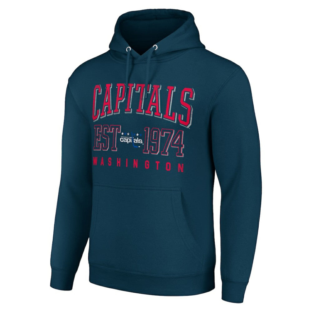 Washington Capitals Starter Retro Graphic Pullover Hoodie - Navy | NHL on sale