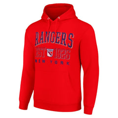 New York Rangers Starter Retro Graphic Pullover Hoodie - Red | NHL discount
