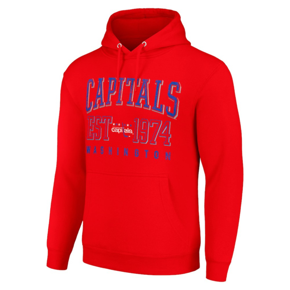 Washington Capitals Starter Retro Graphic Pullover Hoodie - Red | NHL near me