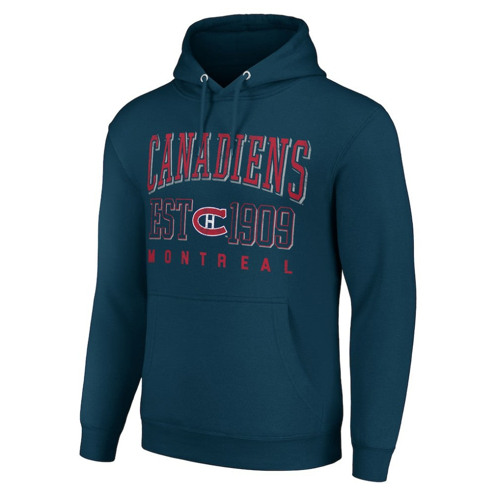Montreal Canadiens Starter Retro Graphic Pullover Hoodie - Navy | NHL near me