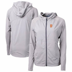 San Francisco Giants Cutter & Buck Women's City Connect Adapt Eco Knit Hybrid Recycled Full-Zip Hoodie Outlet