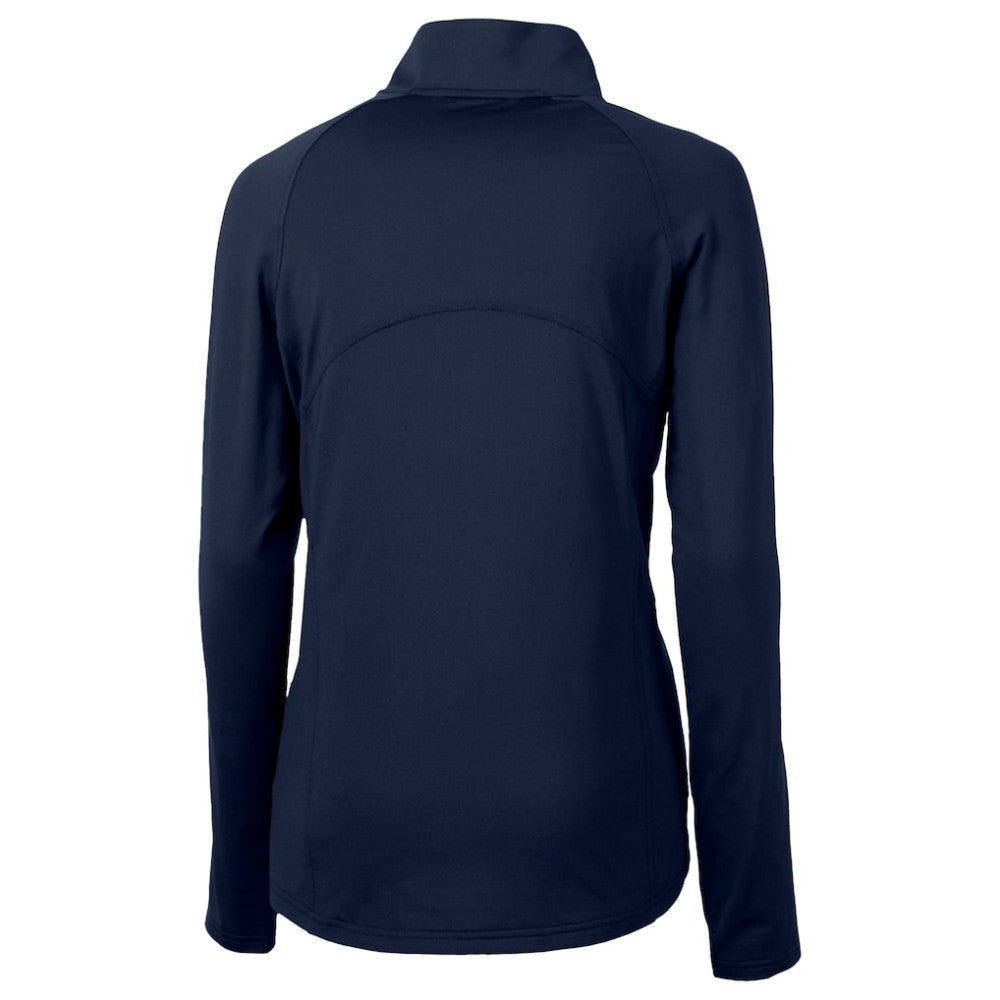 Chicago Cubs Cutter & Buck Women's City Connect Adapt Eco Knit Recycled Half-Zip Pullover Top Sale