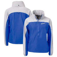 Los Angeles Dodgers Cutter & Buck Women's City Connect Charter Eco Recycled Half-Zip Anorak Jacket Near Me