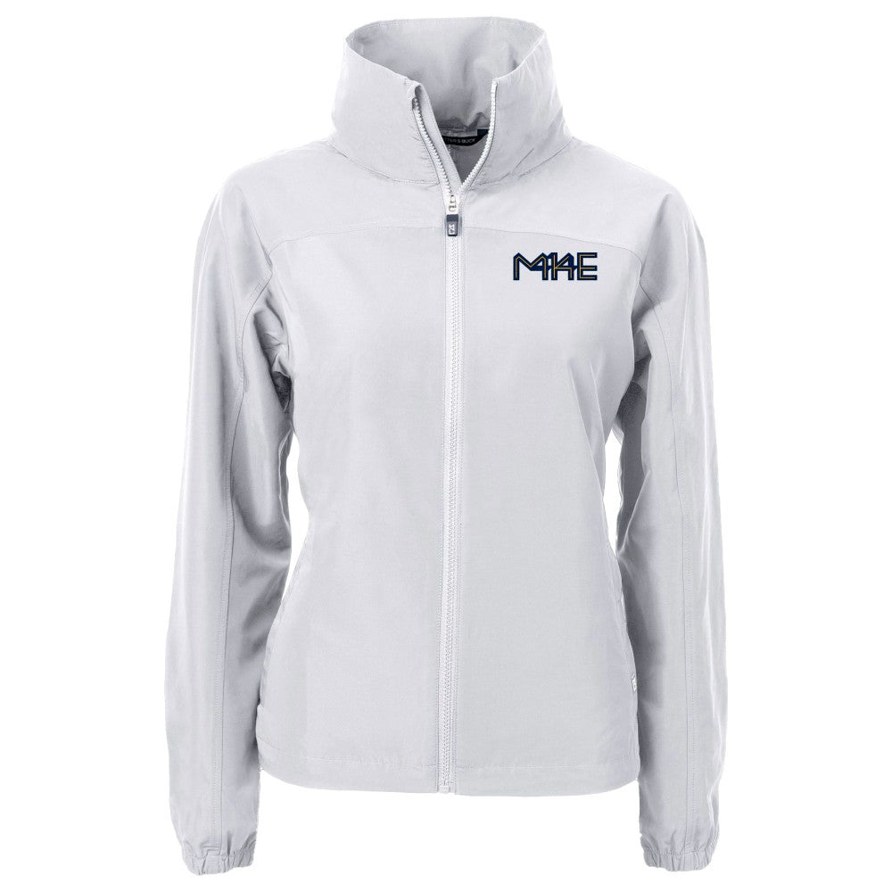 Milwaukee Brewers Cutter & Buck Women's City Connect Charter Eco Recycled Full-Zip Jacket Outlet