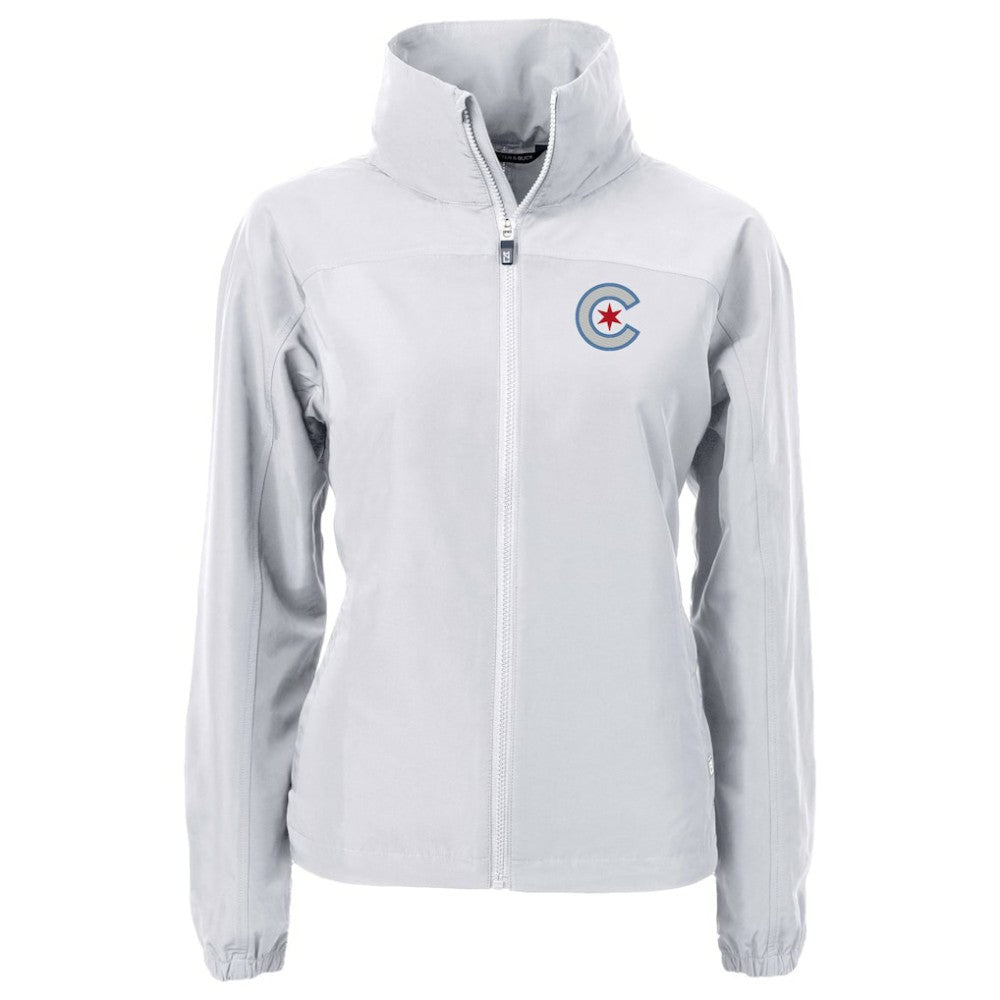 Chicago Cubs Cutter & Buck Women's City Connect Charter Eco Recycled Full-Zip Jacket Online