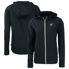 Washington Nationals Cutter & Buck Women's City Connect Daybreak Eco Recycled Full-Zip Hoodie Sale