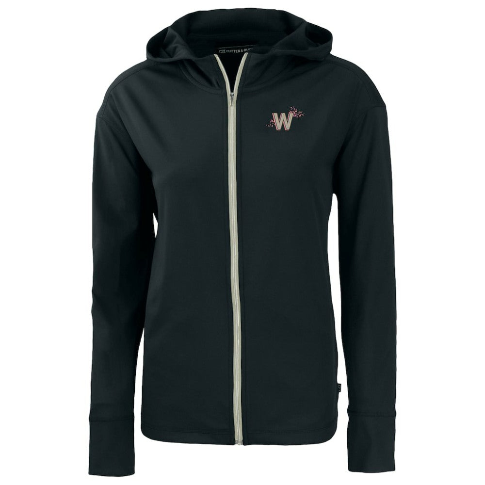 Washington Nationals Cutter & Buck Women's City Connect Daybreak Eco Recycled Full-Zip Hoodie Sale