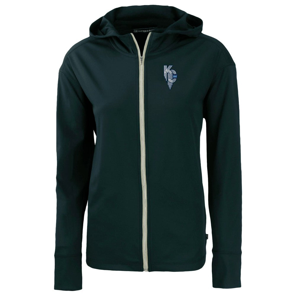 Kansas City Royals Cutter & Buck Women's City Connect Daybreak Eco Recycled Full-Zip Hoodie Near Me