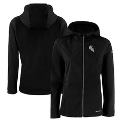 Chicago White Sox Cutter & Buck Women's City Connect Evoke Eco Softshell Recycled Full-Zip Hoodie Jacket Outlet