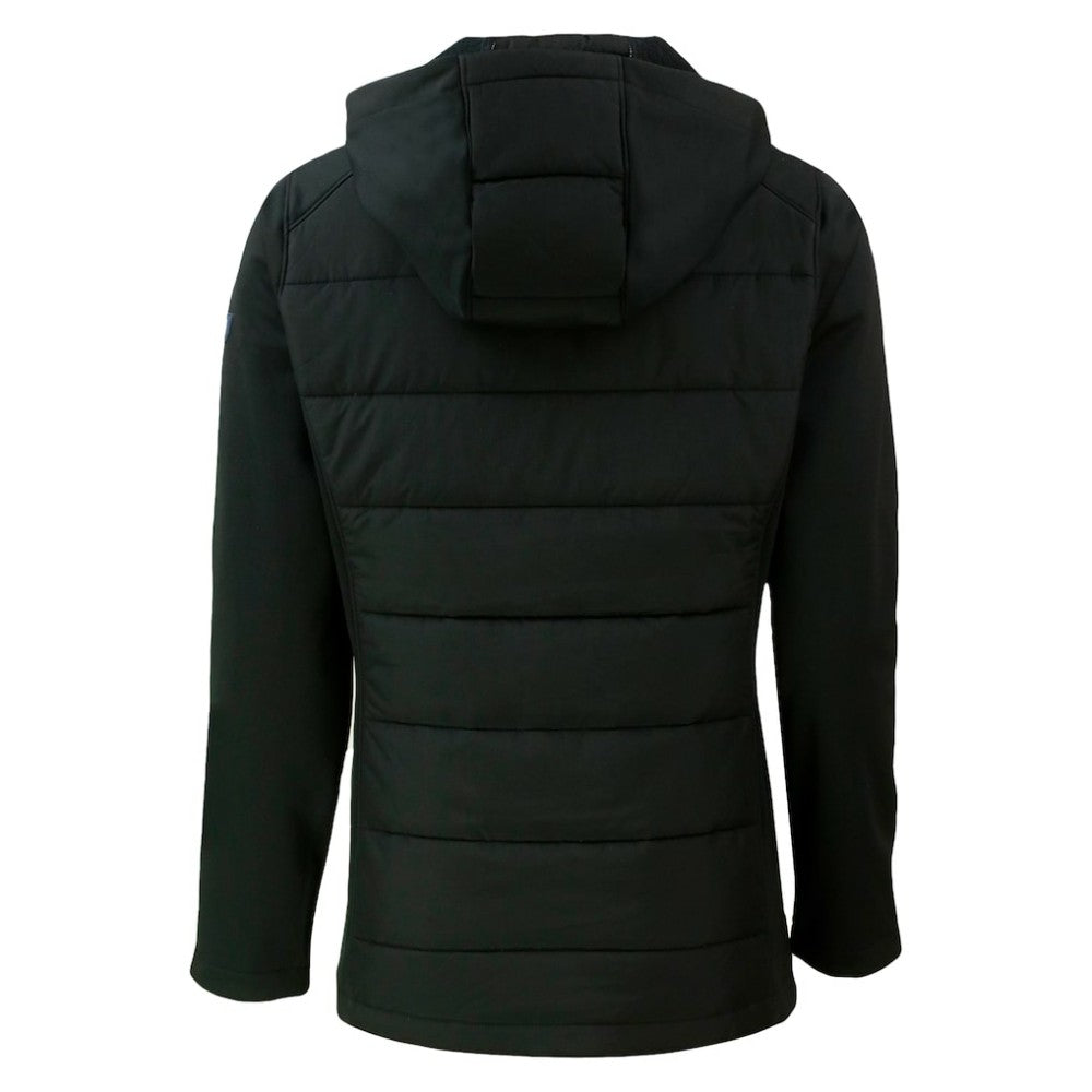 San Diego Padres Cutter & Buck Women's City Connect Evoke Hybrid Eco Softshell Recycled Full-Zip Hoodie Jacket Online