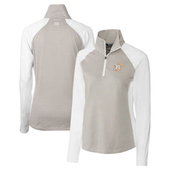 Houston Astros Cutter & Buck Women's City Connect Forge Tonal Stripe Stretch Half-Zip Pullover Top Sale