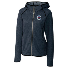 Chicago Cubs Cutter & Buck Women's City Connect Mainsail Full-Zip Hooded Jacket Outlet