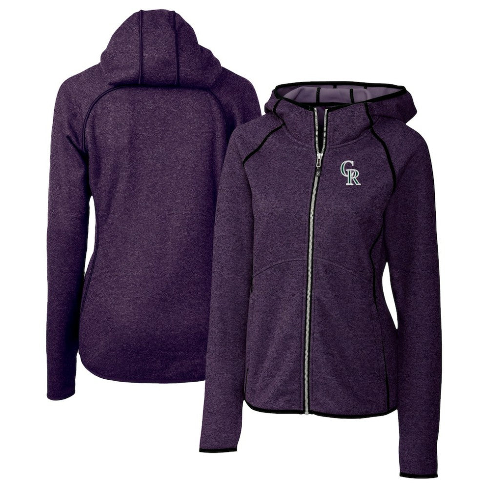 Colorado Rockies Cutter & Buck Women's City Connect Mainsail Full-Zip Hooded Jacket Discount