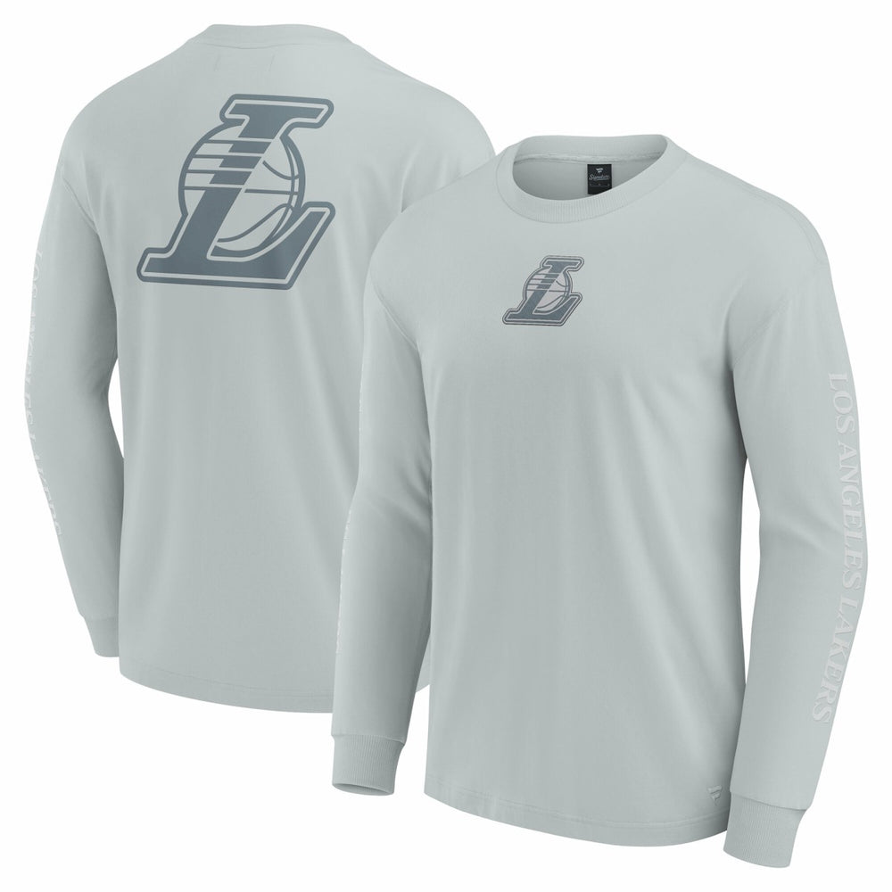 Fanatics Los Angeles Lakers Elements Strive Long Sleeve T-Shirt  Gray