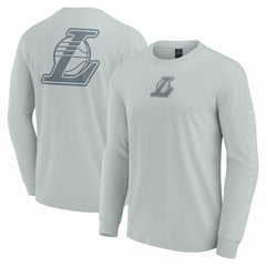 Fanatics Los Angeles Lakers Elements Strive Long Sleeve T-Shirt  Gray