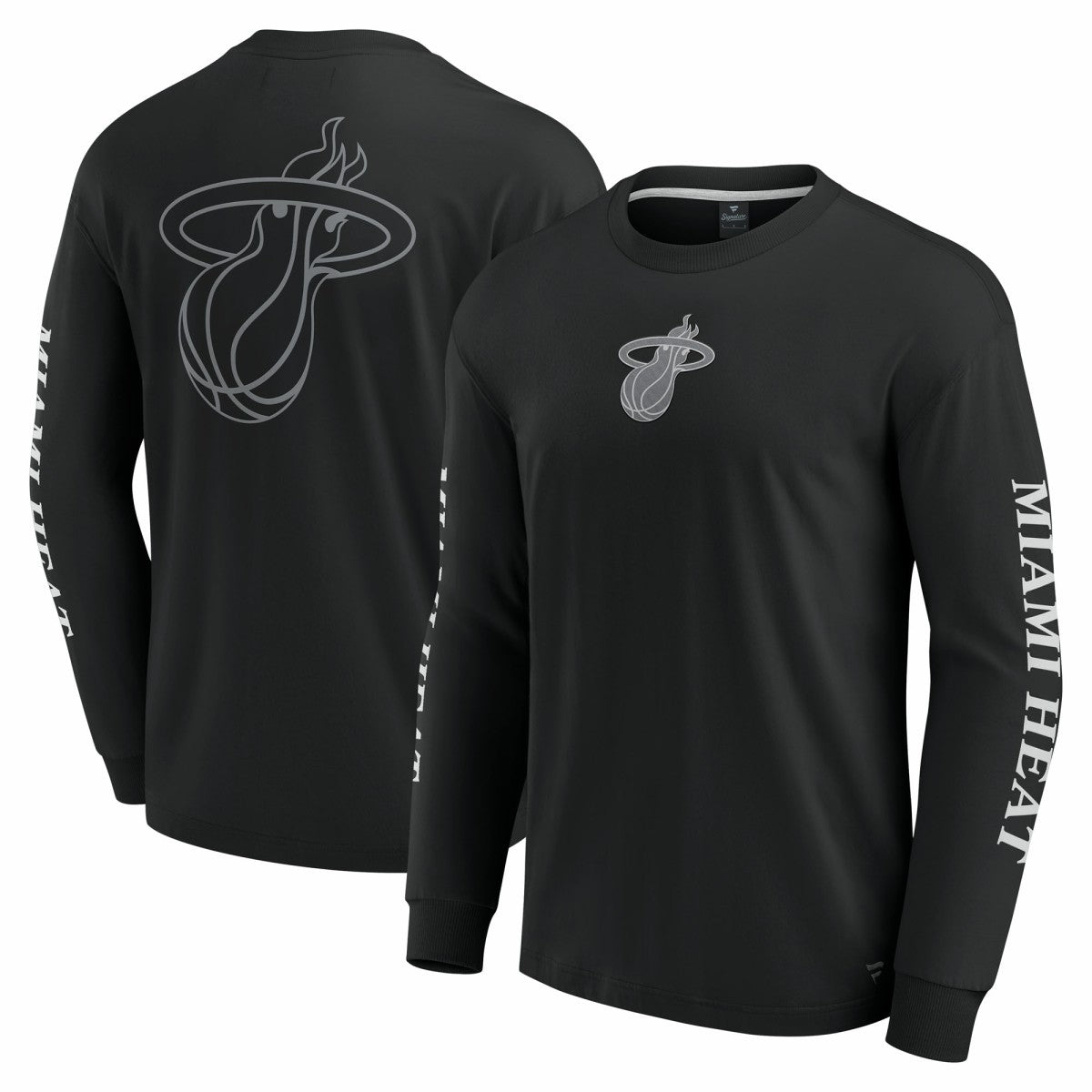 Fanatics Miami Heat Elements Strive Long Sleeve T-Shirt  Black
