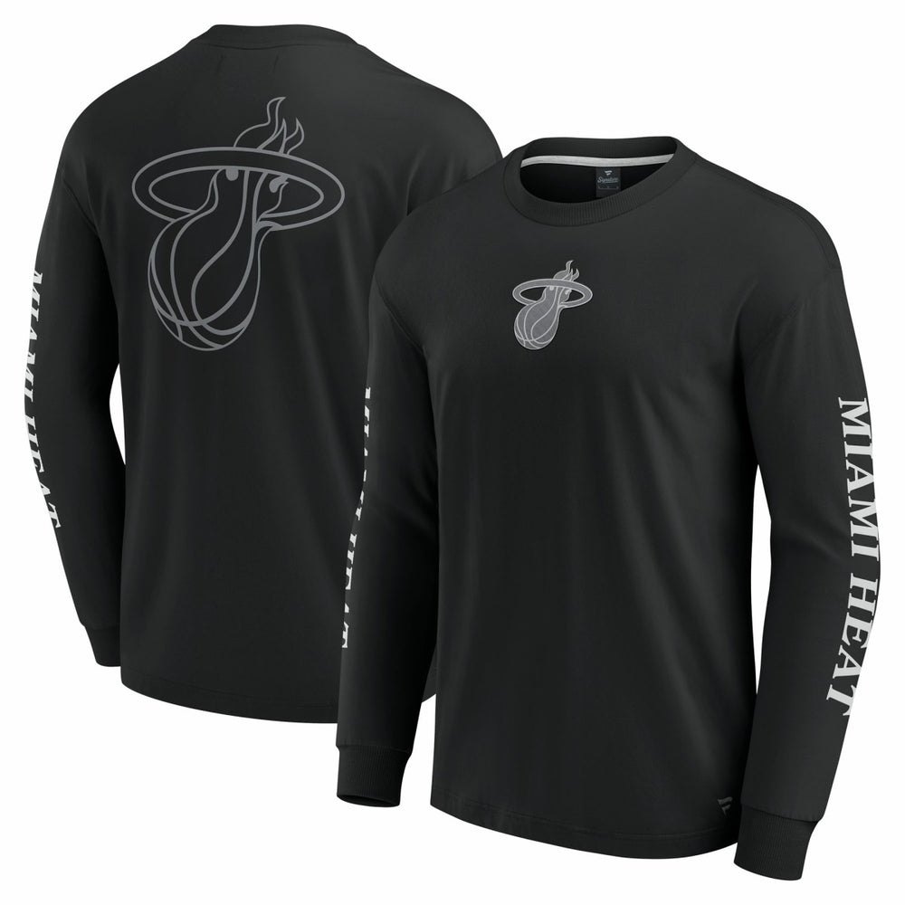 Fanatics Miami Heat Elements Strive Long Sleeve T-Shirt  Black