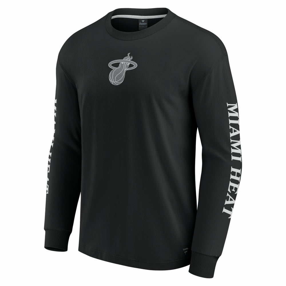 Fanatics Miami Heat Elements Strive Long Sleeve T-Shirt  Black