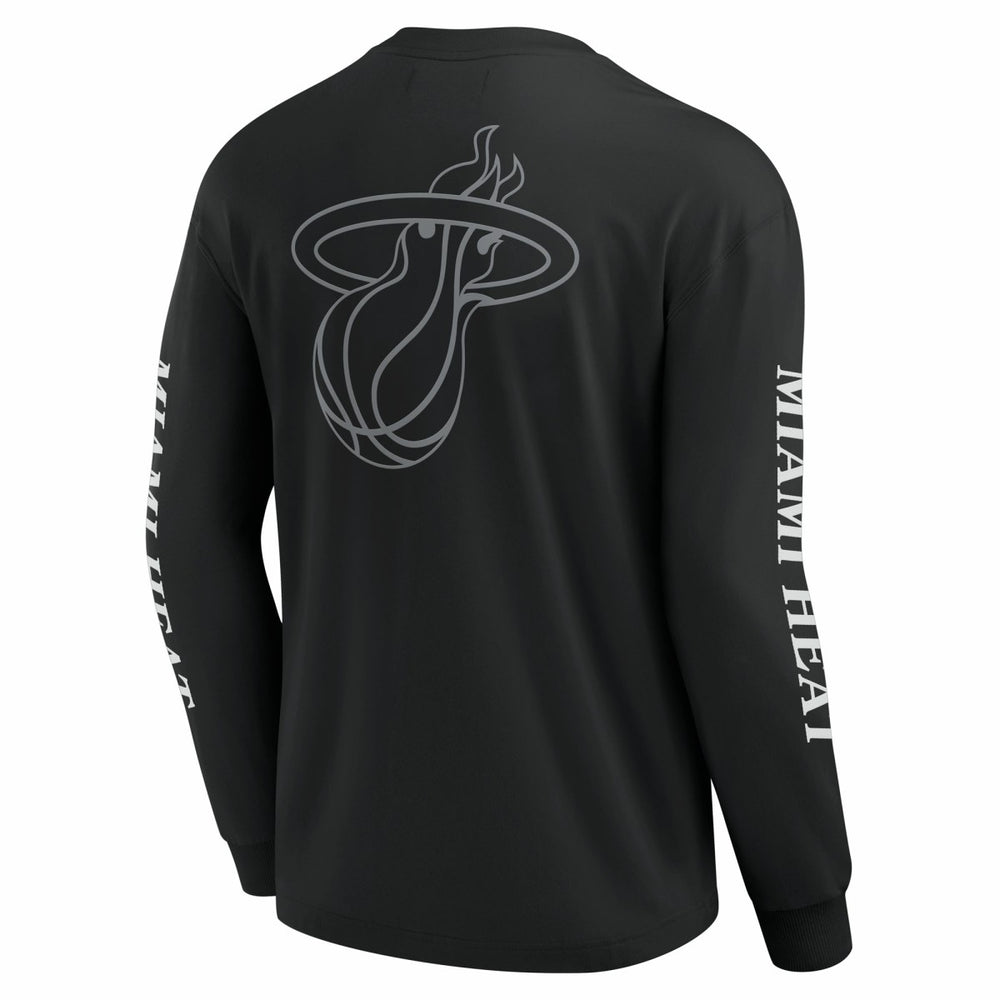 Fanatics Miami Heat Elements Strive Long Sleeve T-Shirt  Black