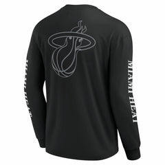 Fanatics Miami Heat Elements Strive Long Sleeve T-Shirt  Black