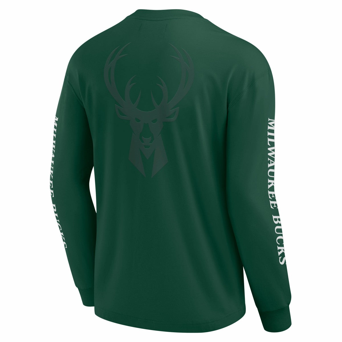 Fanatics Milwaukee Bucks Elements Strive Long Sleeve T-Shirt  Hunter Green