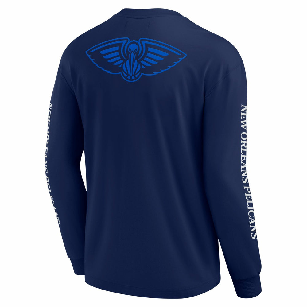 Fanatics New Orleans Pelicans Elements Strive Long Sleeve T-Shirt  Navy