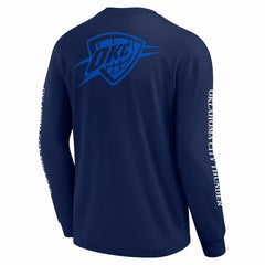 Fanatics Oklahoma City Thunder Elements Strive Long Sleeve T-Shirt  Navy