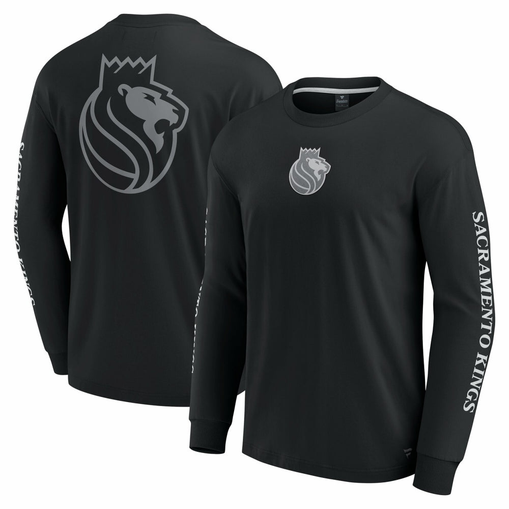 Fanatics Sacramento Kings Elements Strive Long Sleeve T-Shirt  Black