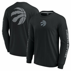 Fanatics Toronto Raptors Elements Strive Long Sleeve T-Shirt  Black