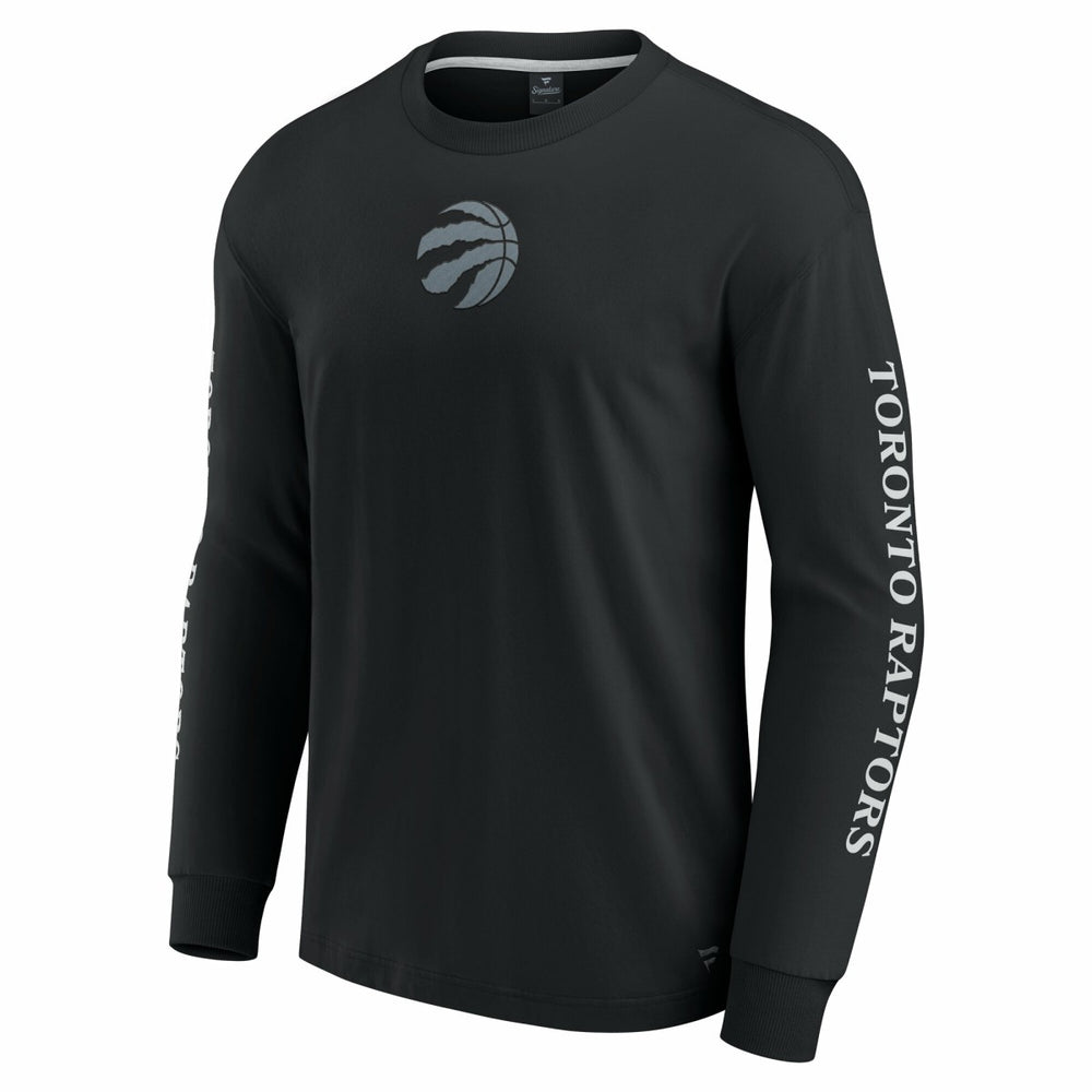 Fanatics Toronto Raptors Elements Strive Long Sleeve T-Shirt  Black