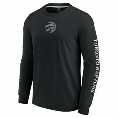 Fanatics Toronto Raptors Elements Strive Long Sleeve T-Shirt  Black