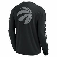 Fanatics Toronto Raptors Elements Strive Long Sleeve T-Shirt  Black