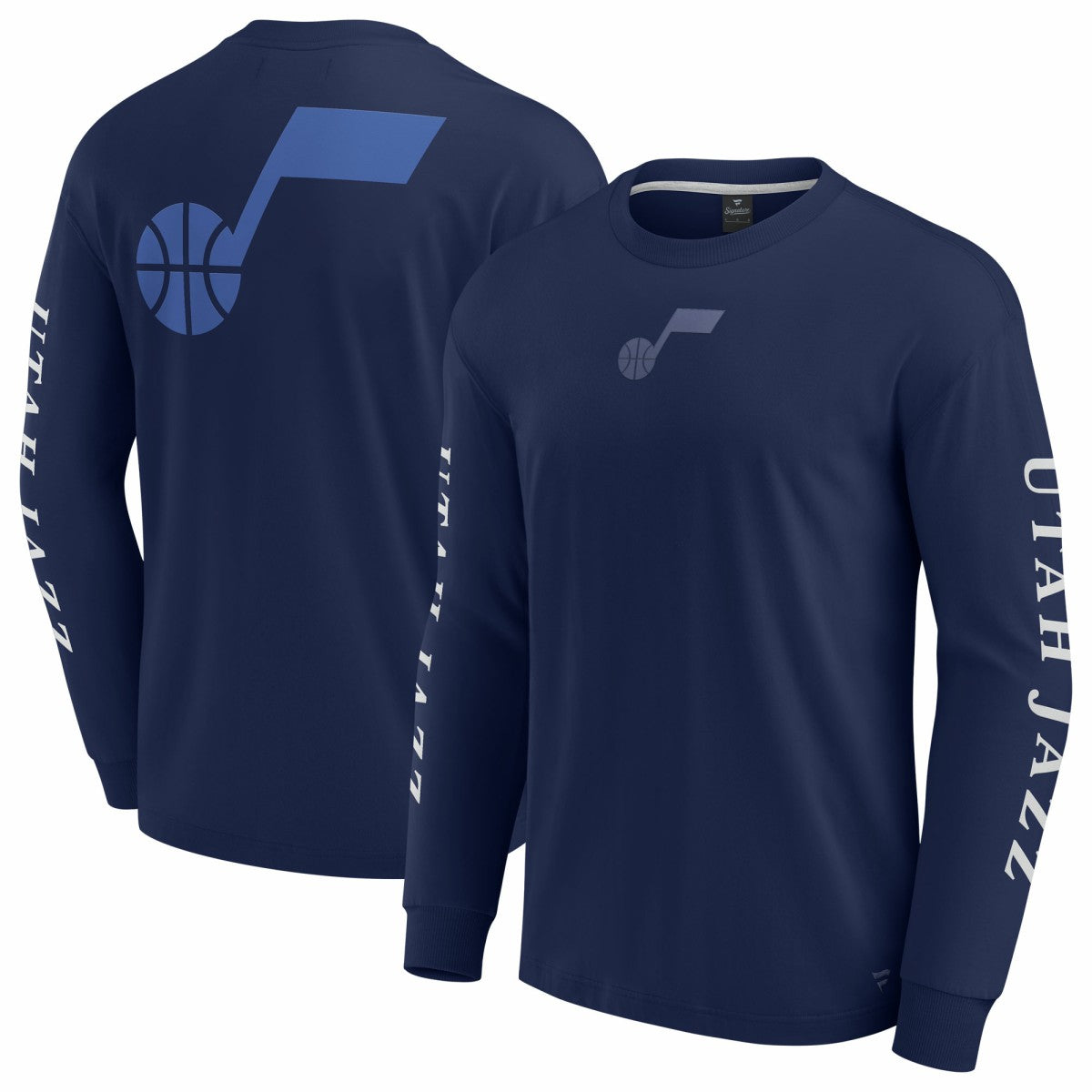 Fanatics Utah Jazz Elements Strive Long Sleeve T-Shirt  Navy