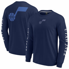 Fanatics Utah Jazz Elements Strive Long Sleeve T-Shirt  Navy