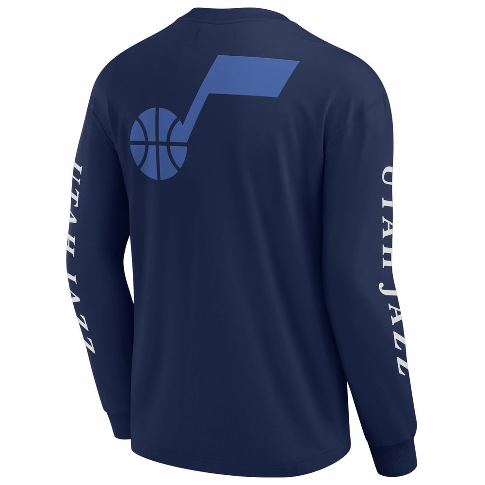 Fanatics Utah Jazz Elements Strive Long Sleeve T-Shirt  Navy