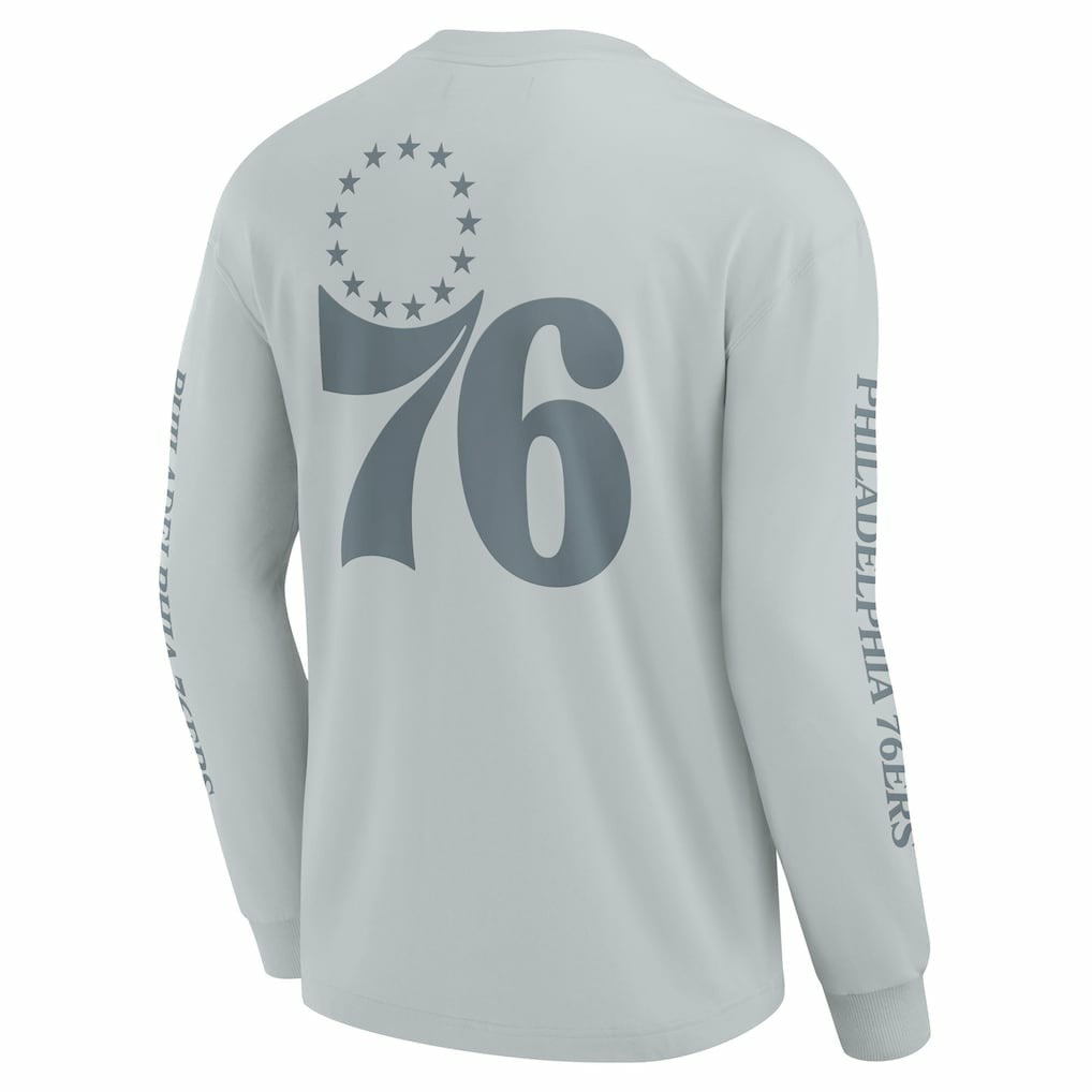 Fanatics Philadelphia 76ers Elements Strive Long Sleeve T-Shirt  Gray