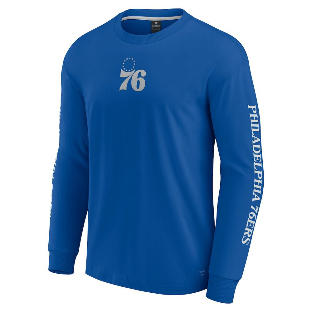 Fanatics Philadelphia 76ers Elements Strive Long Sleeve T-Shirt  Royal