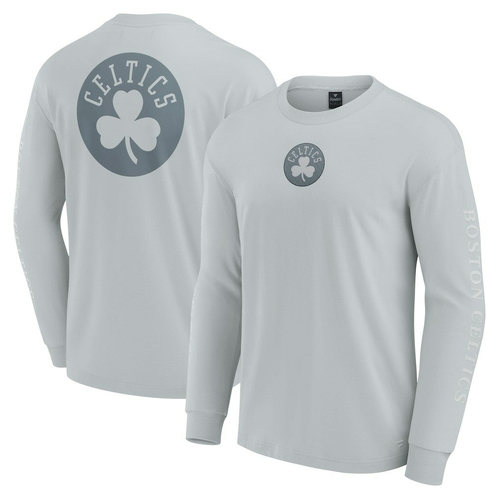 Fanatics Boston Celtics Elements Strive Long Sleeve T-Shirt  Gray