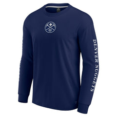 Fanatics Denver Nuggets Elements Strive Long Sleeve T-Shirt  Navy