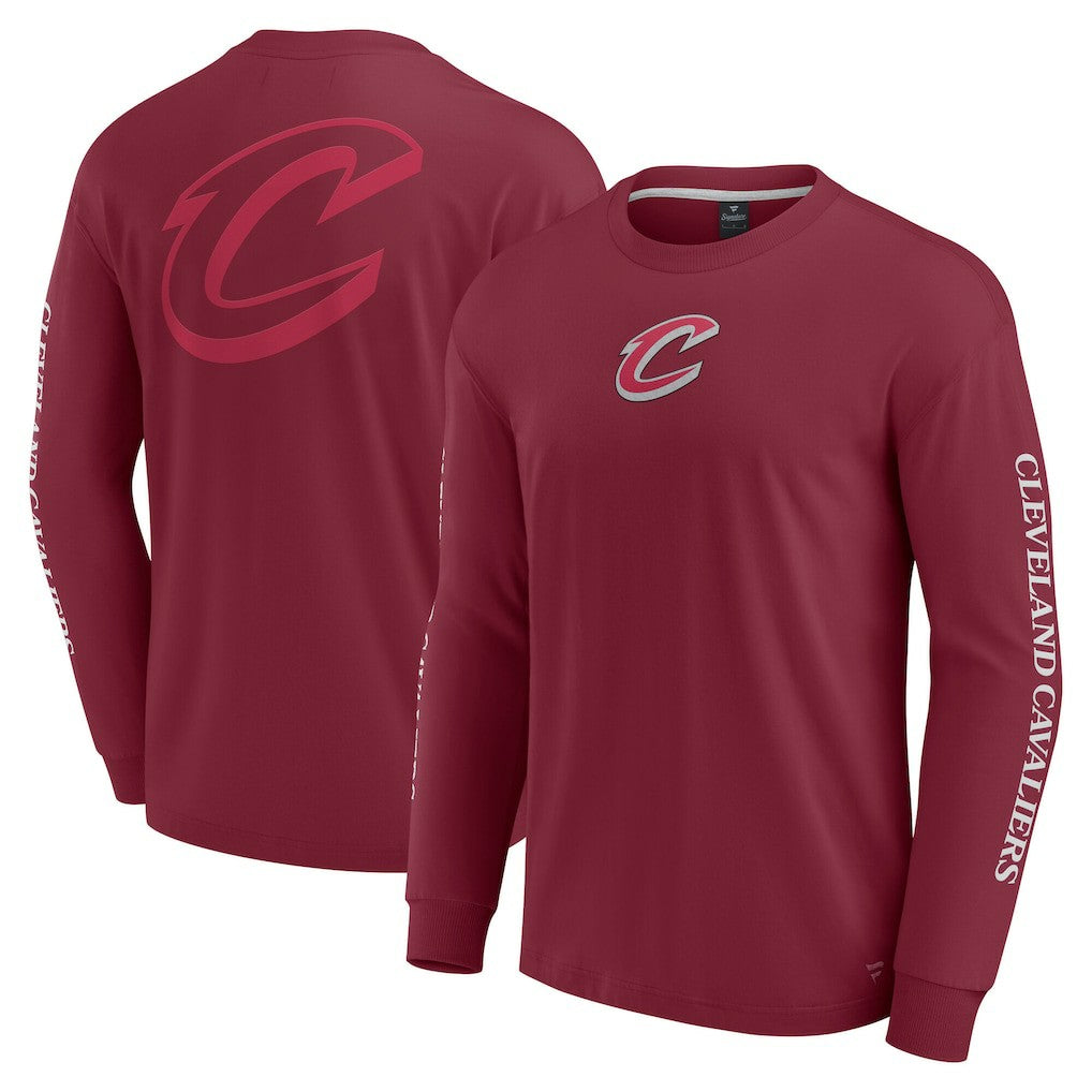 Fanatics Cleveland Cavaliers Elements Strive Long Sleeve T-Shirt  Wine