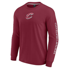 Fanatics Cleveland Cavaliers Elements Strive Long Sleeve T-Shirt  Wine