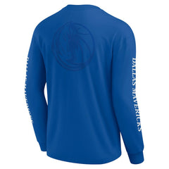Fanatics Dallas Mavericks Elements Strive Long Sleeve T-Shirt  Blue