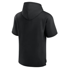 Fanatics Philadelphia 76ers Elements Ready Short Sleeve Pullover Hoodie Black