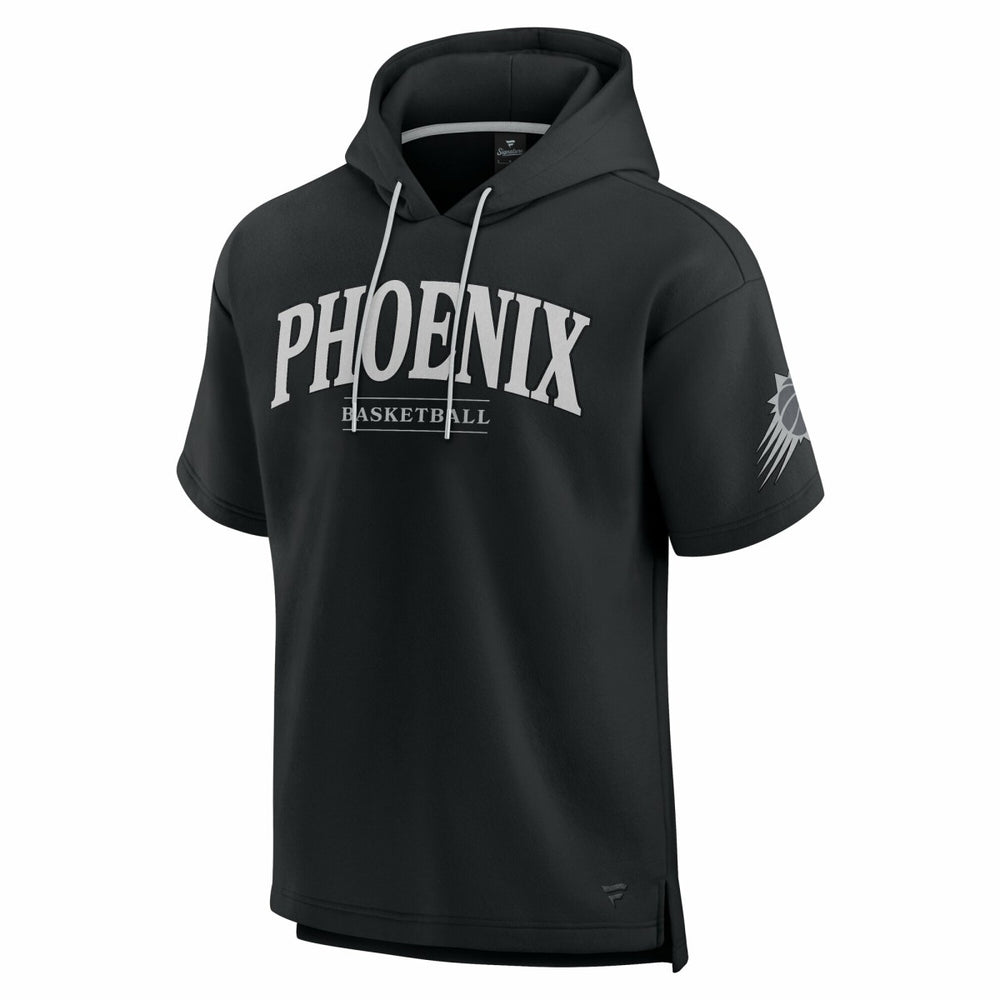 Fanatics Phoenix Suns Elements Ready Short Sleeve Pullover Hoodie Black