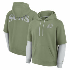 Fanatics Phoenix Suns Elements Sleek Pullover Hoodie Olive